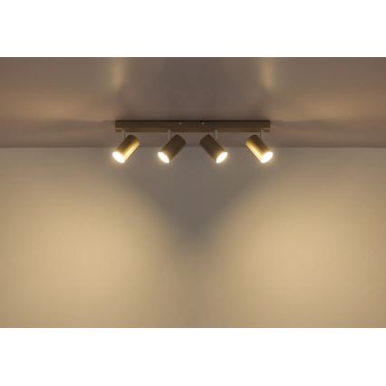 Globo - Deckenstrahler 4xGU10/35W/230V beige