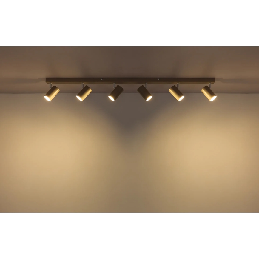 Globo - Deckenspot 6xGU10/35W/230V beige