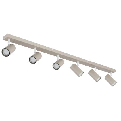 Globo - Deckenspot 6xGU10/35W/230V beige