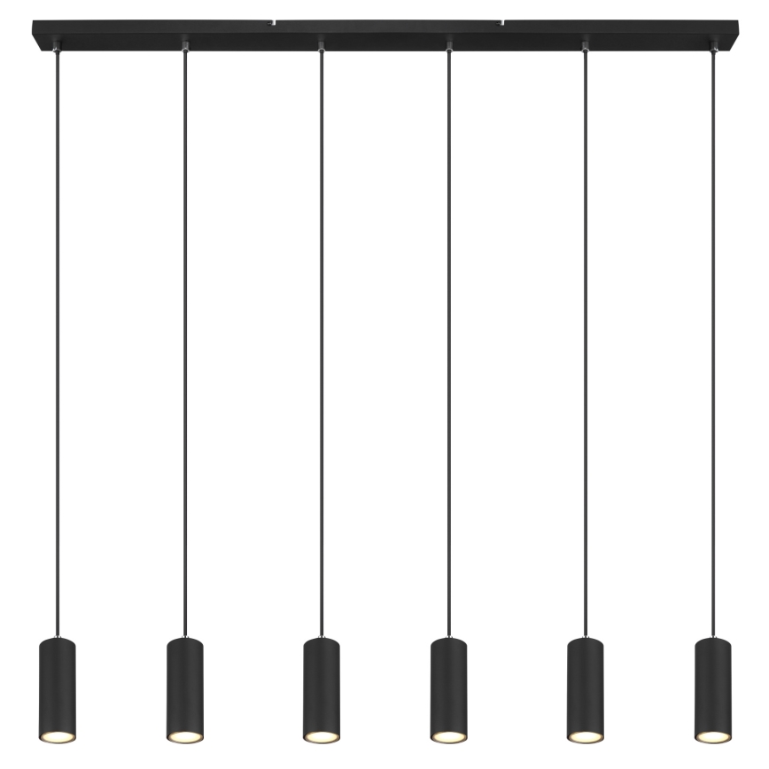 Globo - Lampadario sospeso con cavo 6xGU10/35W/230V