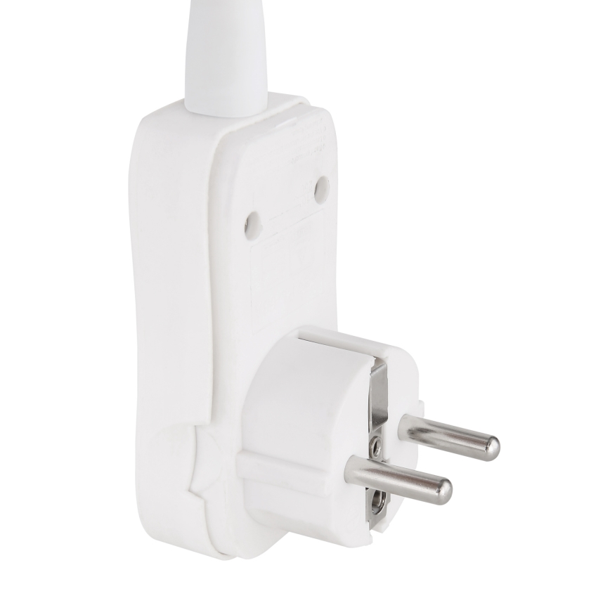 Globo - Applique a spot da parete con spina 1xGU10/35W/230V bianco