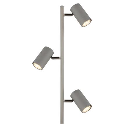 Globo - Lampadaire 3xGU10/5W/230V gris