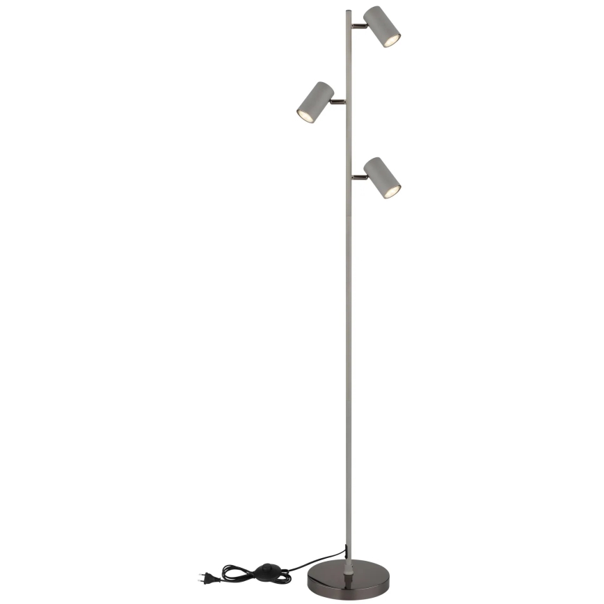 Globo - Lampadaire 3xGU10/5W/230V gris