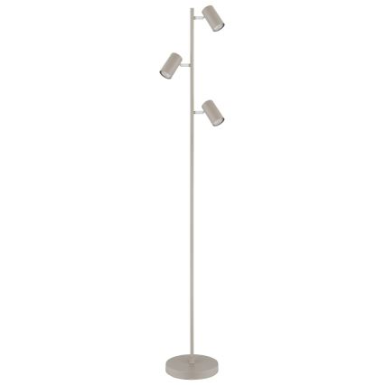 Globo - Lampada da terra 3xGU10/5W/230V beige