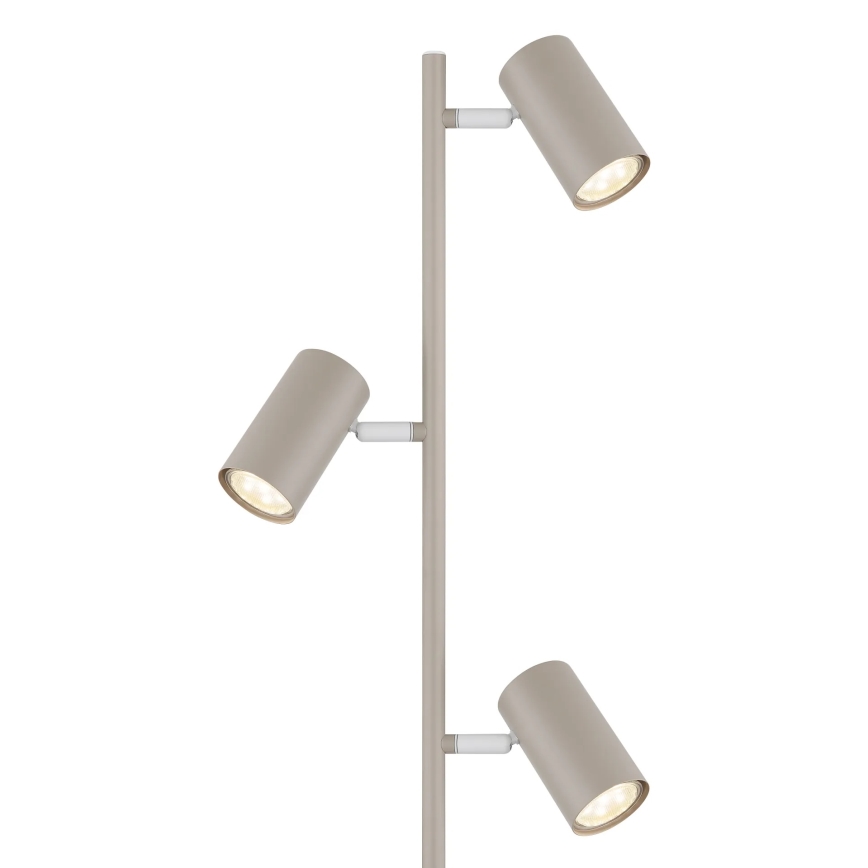 Globo - Lampada da terra 3xGU10/5W/230V beige