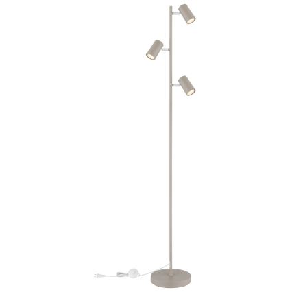 Globo - Lampada da terra 3xGU10/5W/230V beige