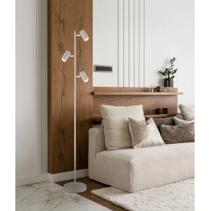 Globo - Lampadaire 3xGU10/5W/230V beige