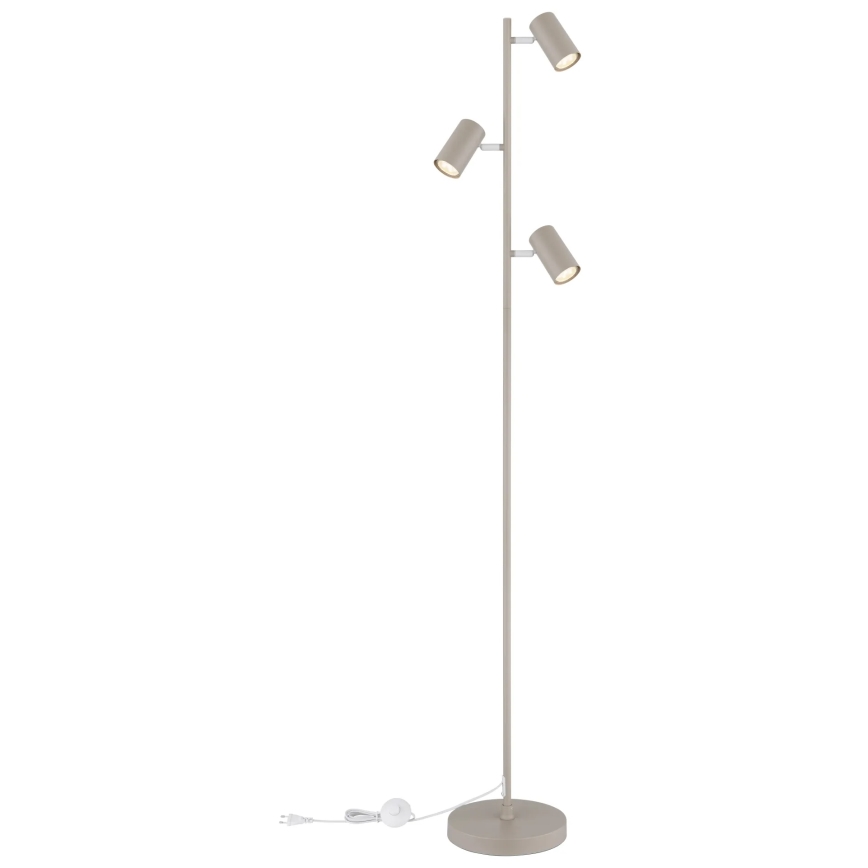 Globo - Lampadaire 3xGU10/5W/230V beige