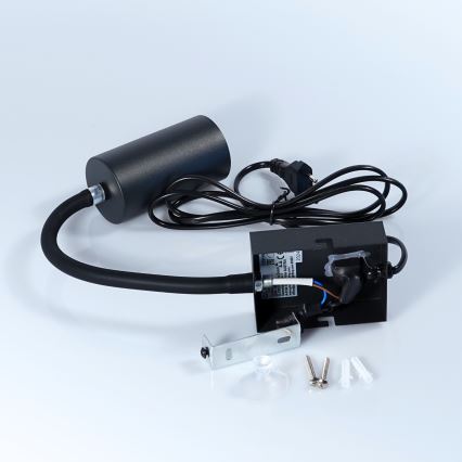 Globo - Flexible Wandleuchte 1xGU10/25W/230V schwarz