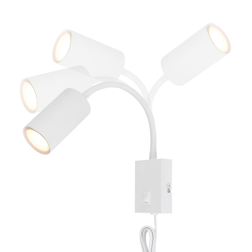 Globo – Flexible Wandleuchte 1xGU10/25W/230V weiß