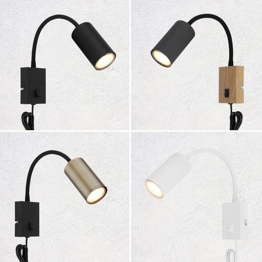 Globo – Flexible Wandleuchte 1xGU10/25W/230V weiß