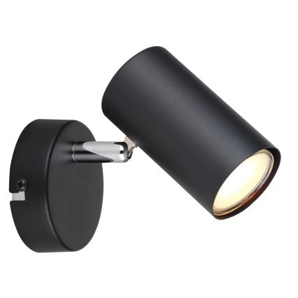 Globo - Spot mural 1xGU10/25W/230V noir