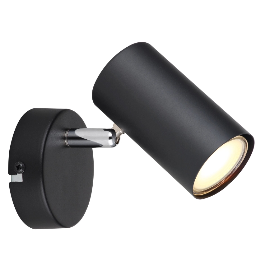 Globo - Spot mural 1xGU10/25W/230V noir