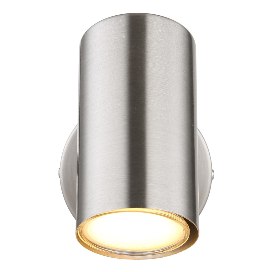 Globo - Faretto da parete 1xGU10/25W/230V cromo opaco