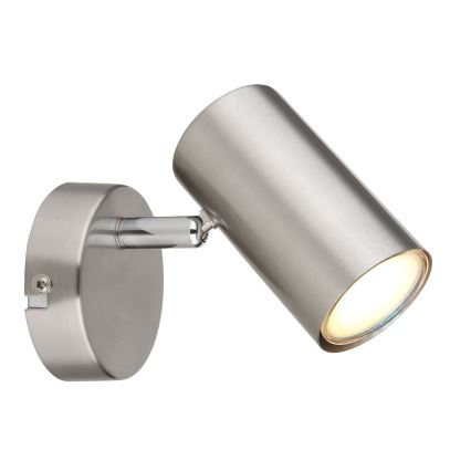 Globo - Faretto da parete 1xGU10/25W/230V cromo opaco