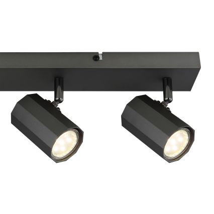 Globo - Spot 4xGU10/25W/230V noir