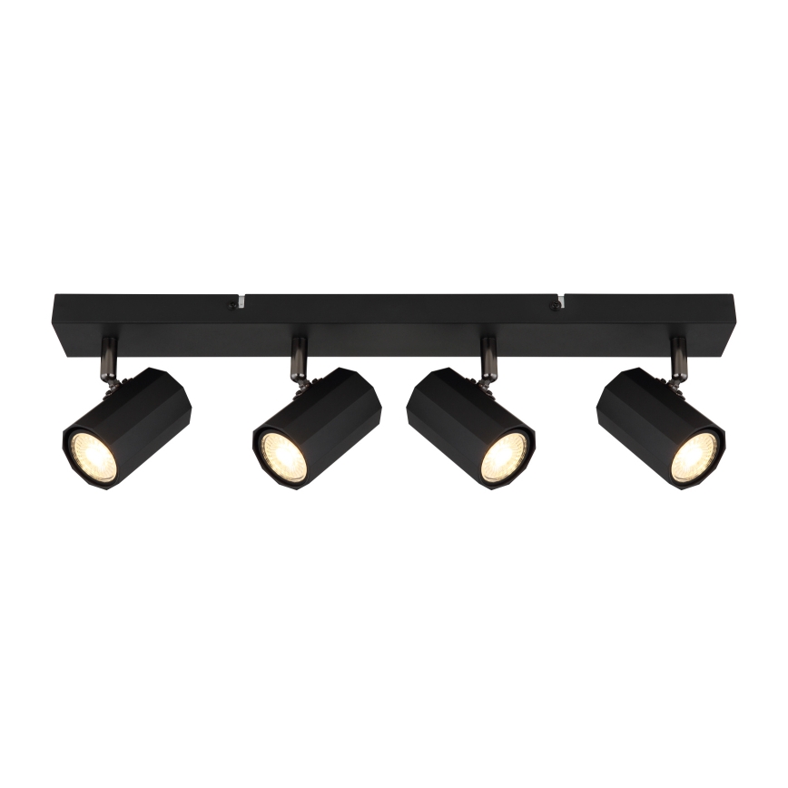 Globo - Faretto 4xGU10/25W/230V nero