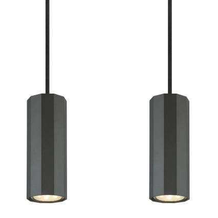 Globo - Lampadario a sospensione con filo 4xGU10/25W/230V nero