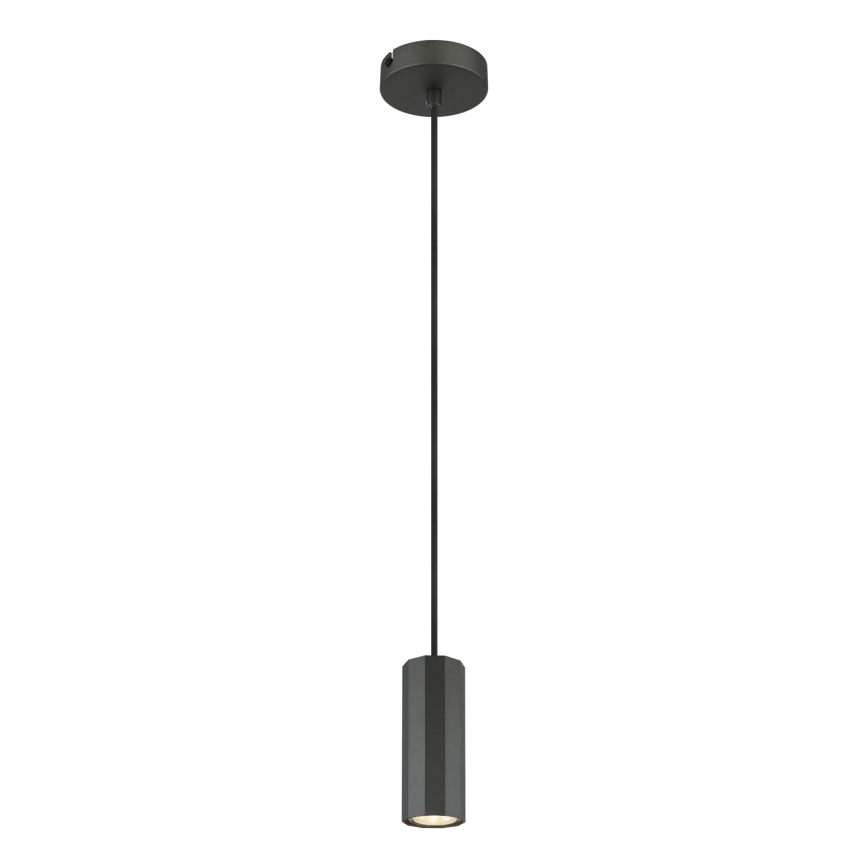 Globo - Suspension filaire 1xGU10/25W/230V noir