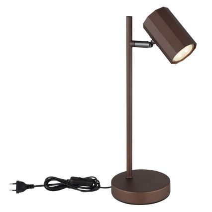 Globo - Lampe de table 1xGU10/5W/230V marron