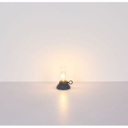 Globo - Lampada da tavolo ricaricabile a LED dimmerabile con touch LED/1W/3,7V 1200 mAh antracite