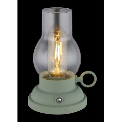 Globo - Lampe de bureau tactile LED rechargeable dimmable LED/1W/3,7V 1200 mAh verte