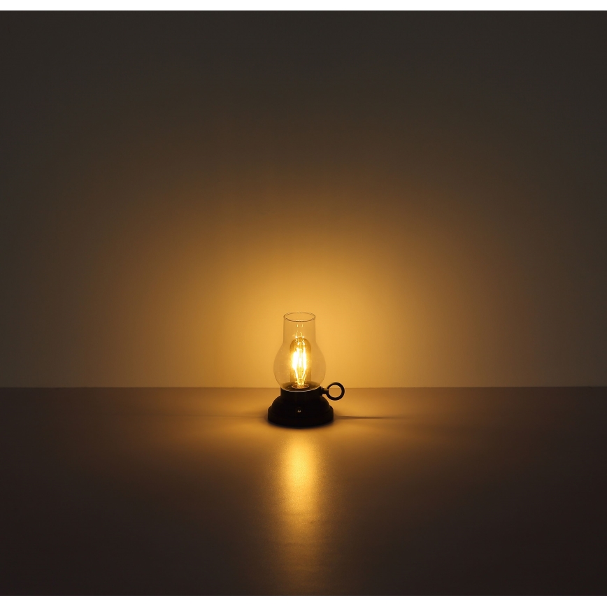 Globo - Lampe de table tactile rechargeable et à intensité variable LED/1W/3,7V 1200 mAh chrome mat
