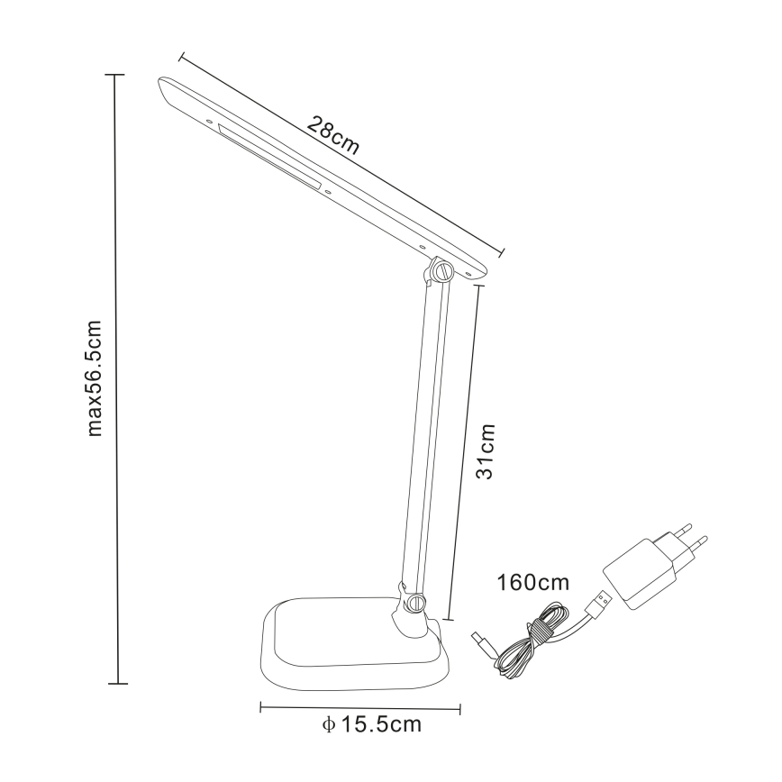 Globo - Lampada LED da scrivania LED/7W/230V