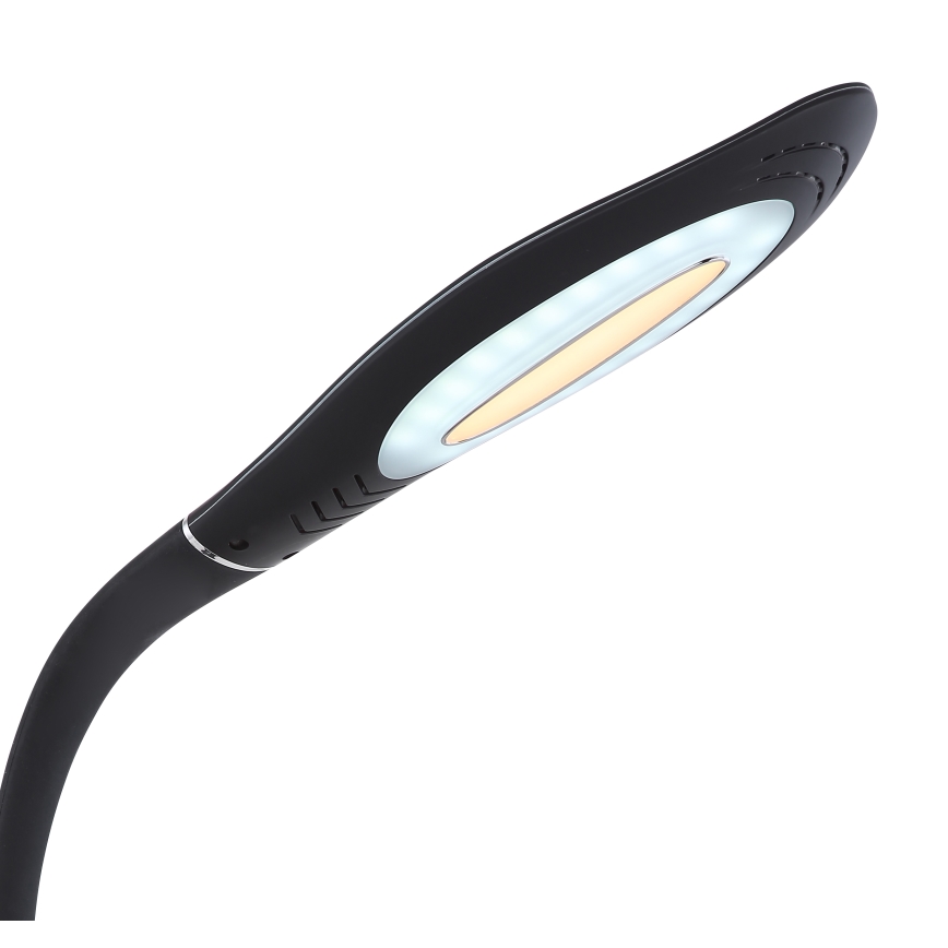 Globo - LED dimmbare, berührungsaktivierte flexible Tischlampe LED/9W/230V 3000/4500/6500K schwarz