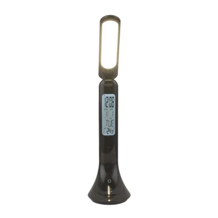 Globo - Lampe de table à intensité variable rechargeable avec un écran LED/4W/230V 2200 mAh noir