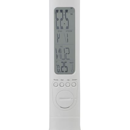 Globo - Dimm- und aufladbare LED-Tischleuchte mit Anzeige LED/4W/230V 2200 mAh weiß