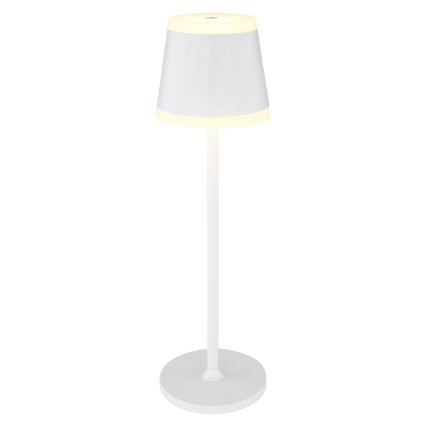 Globo - Dimm- und aufladbare LED-Tischleuchte mit Touch-Funktion LED/4,6W/230V 1800 mAh USB IP54 weiß