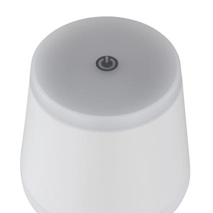 Globo - Dimm- und aufladbare LED-Tischleuchte mit Touch-Funktion LED/4,6W/230V 1800 mAh USB IP54 weiß