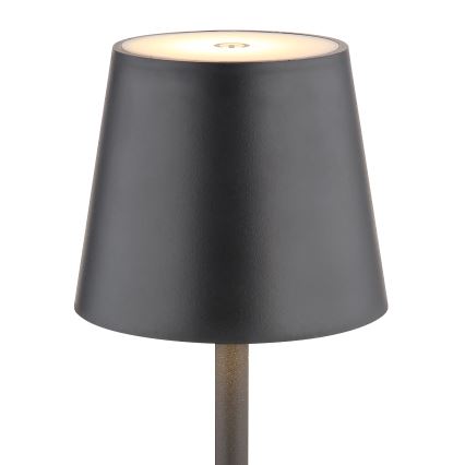 Globo - Lampada touch LED dimmerabile per esterni LED/3W/3,7V IP44 1800mAh + USB nero