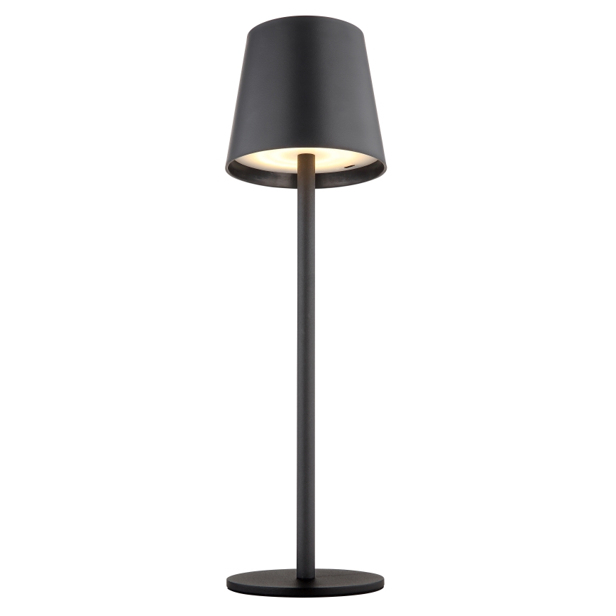 Globo - Lampada touch LED dimmerabile per esterni LED/3W/3,7V IP44 1800mAh + USB nero