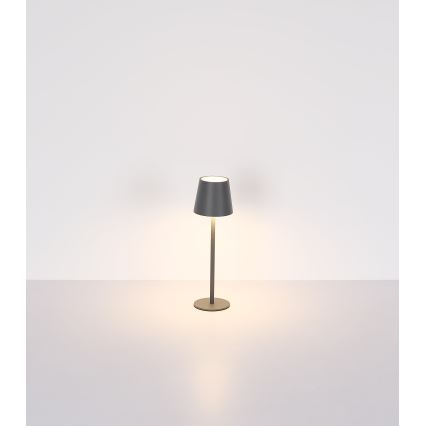 Globo - Lampe d'extérieur à intensité variable LED/3W/3,7V IP44 1800mAh + USB noir