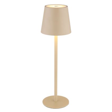 Globo - Lampada LED touch dimmerabile per esterni LED/3W/3,7V IP44 1800 mAh USB beige