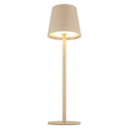 Globo - Lampada LED touch dimmerabile per esterni LED/3W/3,7V IP44 1800 mAh USB beige