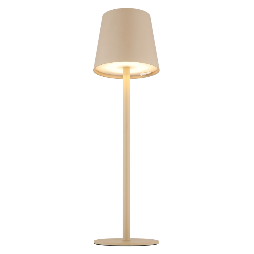 Globo - Lampada LED touch dimmerabile per esterni LED/3W/3,7V IP44 1800 mAh USB beige