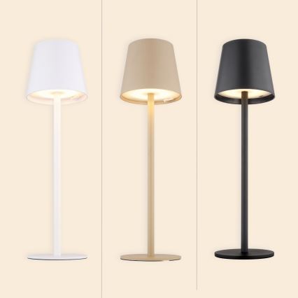 Globo - Lampada LED touch dimmerabile per esterni LED/3W/3,7V IP44 1800 mAh USB beige