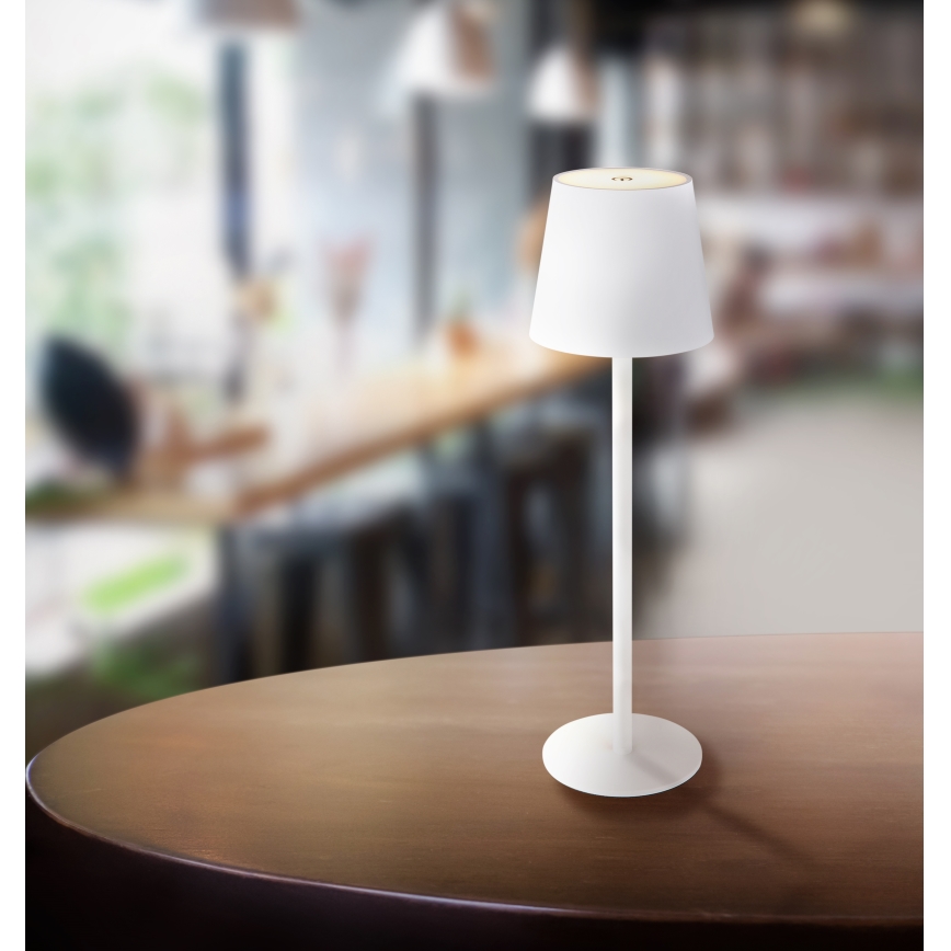 Globo - Lampe d'extérieur à intensité variable LED/3W/3,7V IP44 1800 mAh USB blanc