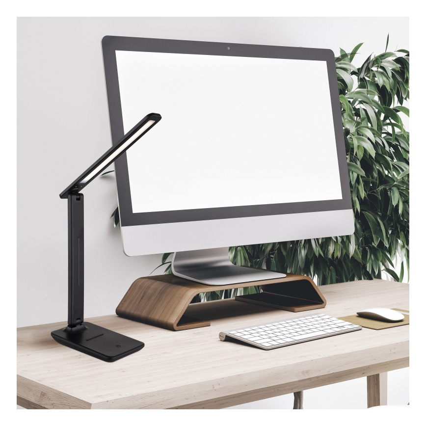 Globo - Dimmbare LED-Tischleuchte mit Touch-Funktion LED/5W/230V 2700/4000/6500K schwarz
