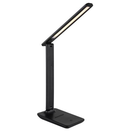 Globo - Lampe de bureau rechargeable à LED tactile dimmable LED/5W/5V 2700/4000/6500K 1800 mAh noire