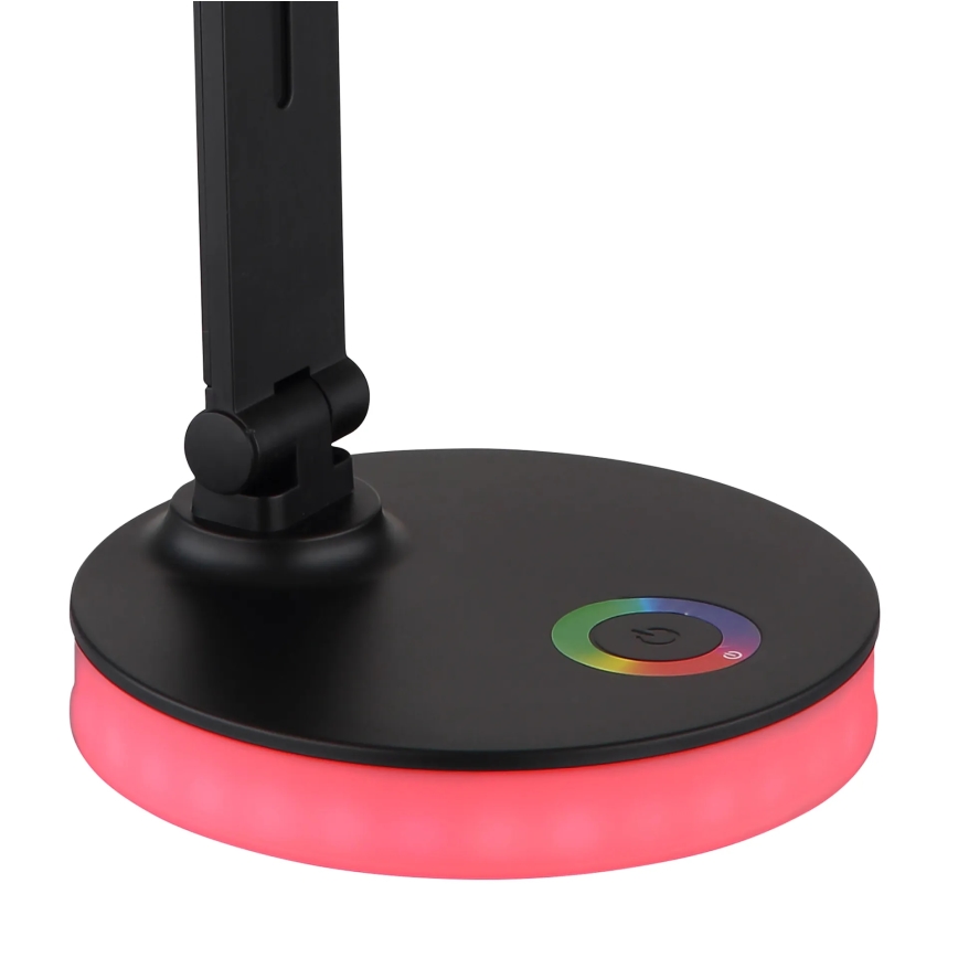 Globo - Lampe de table tactile RGBW à intensité variable LED/5W/230V + LED/2W 2700K/4000K/6500K noir