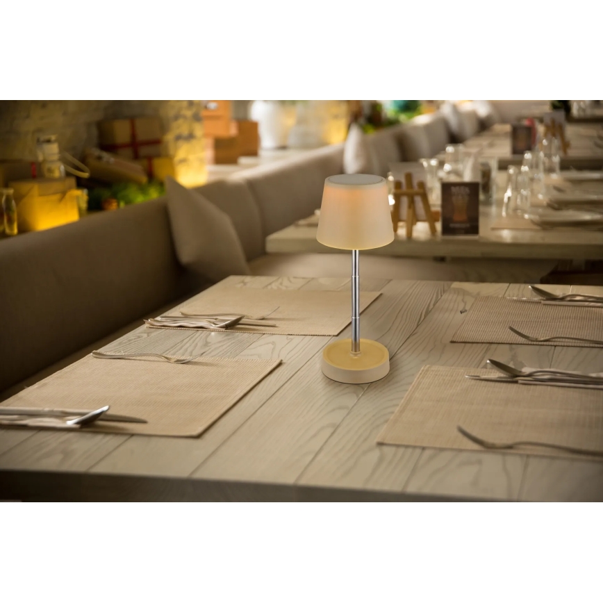 Globo - Lampe de table LED tactile, dimmable et rechargeable LED/1,2W/3V 1200 mAh