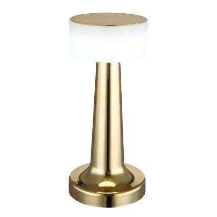 Globo - Lampe de table tactile à intensité variable LED/1W/3,7V 2700K/4000K/6500K 800 mAh USB doré