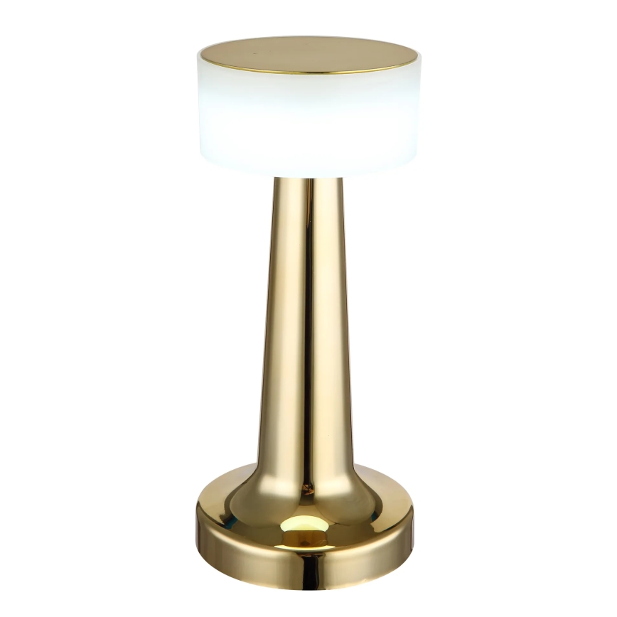 Globo - Lampe de table tactile à intensité variable LED/1W/3,7V 2700K/4000K/6500K 800 mAh USB doré