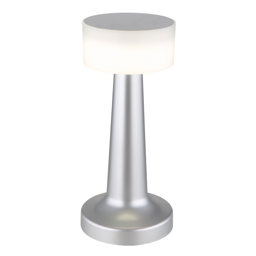 Globo - Lampada da tavolo LED dimmerabile con funzione Touch LED/1W/3,7V 2700K/4000K/6500K 800 mAh USB cromo opaco
