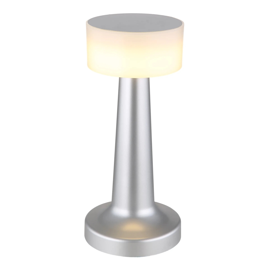 Globo - Lampada da tavolo LED dimmerabile con funzione Touch LED/1W/3,7V 2700K/4000K/6500K 800 mAh USB cromo opaco