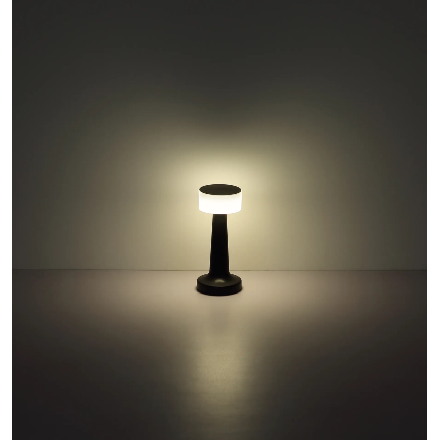 Globo - Dimmbare LED-Tischleuchte mit Touch-Funktion LED/1W/3,7V 2700K/4000K/6500K 800 mAh USB schwarz